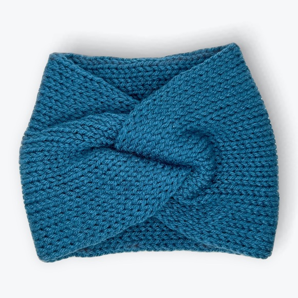 Handmade Knit Twist Ear Warmers Handcrafted Headband Ocean - Picture 10 of 10